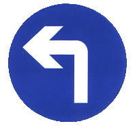向左轉(zhuǎn)彎標(biāo)志